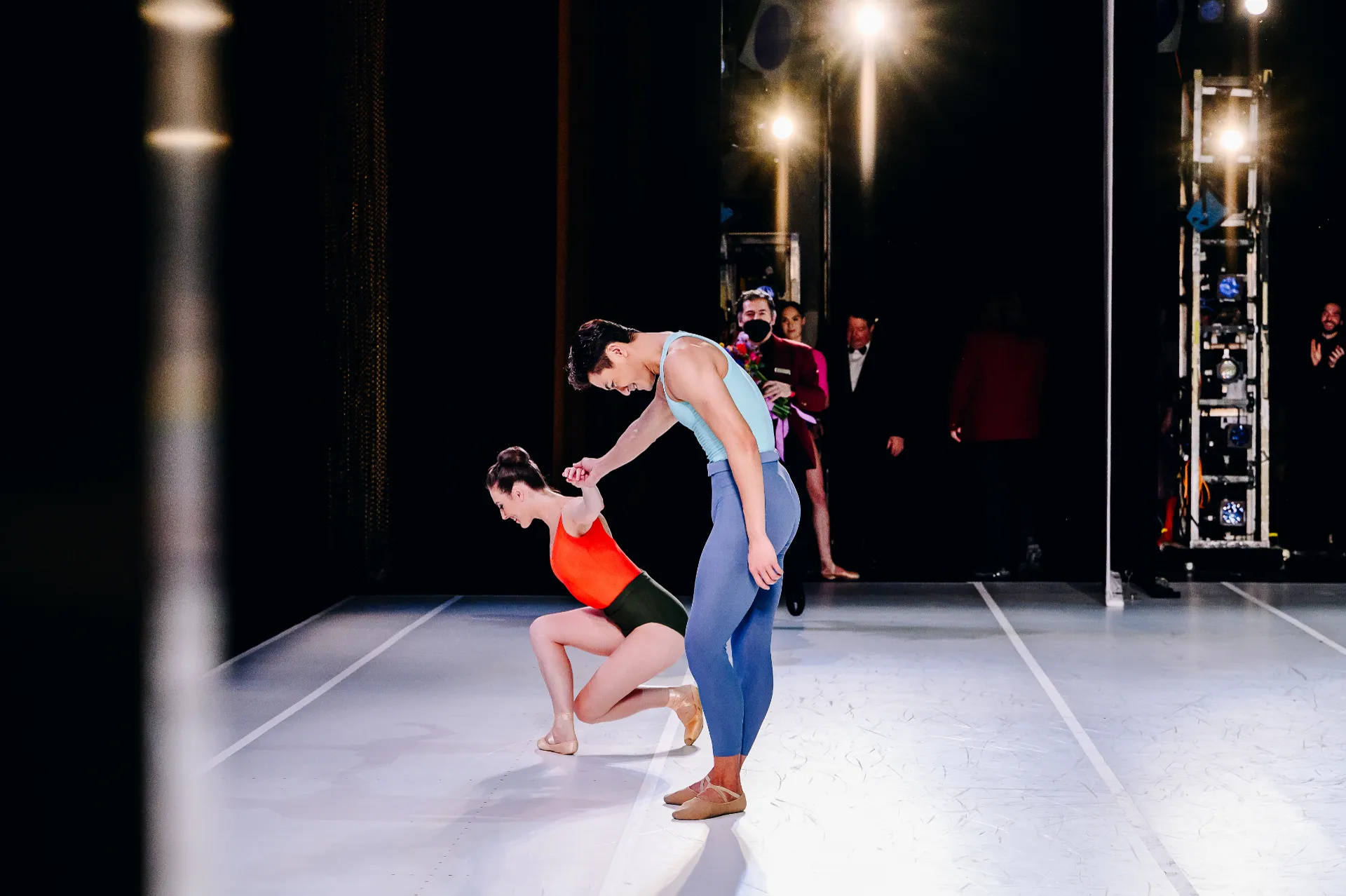 Copland Dance Episodes series — Copland Dance Episodes — partnered bow during curtain call