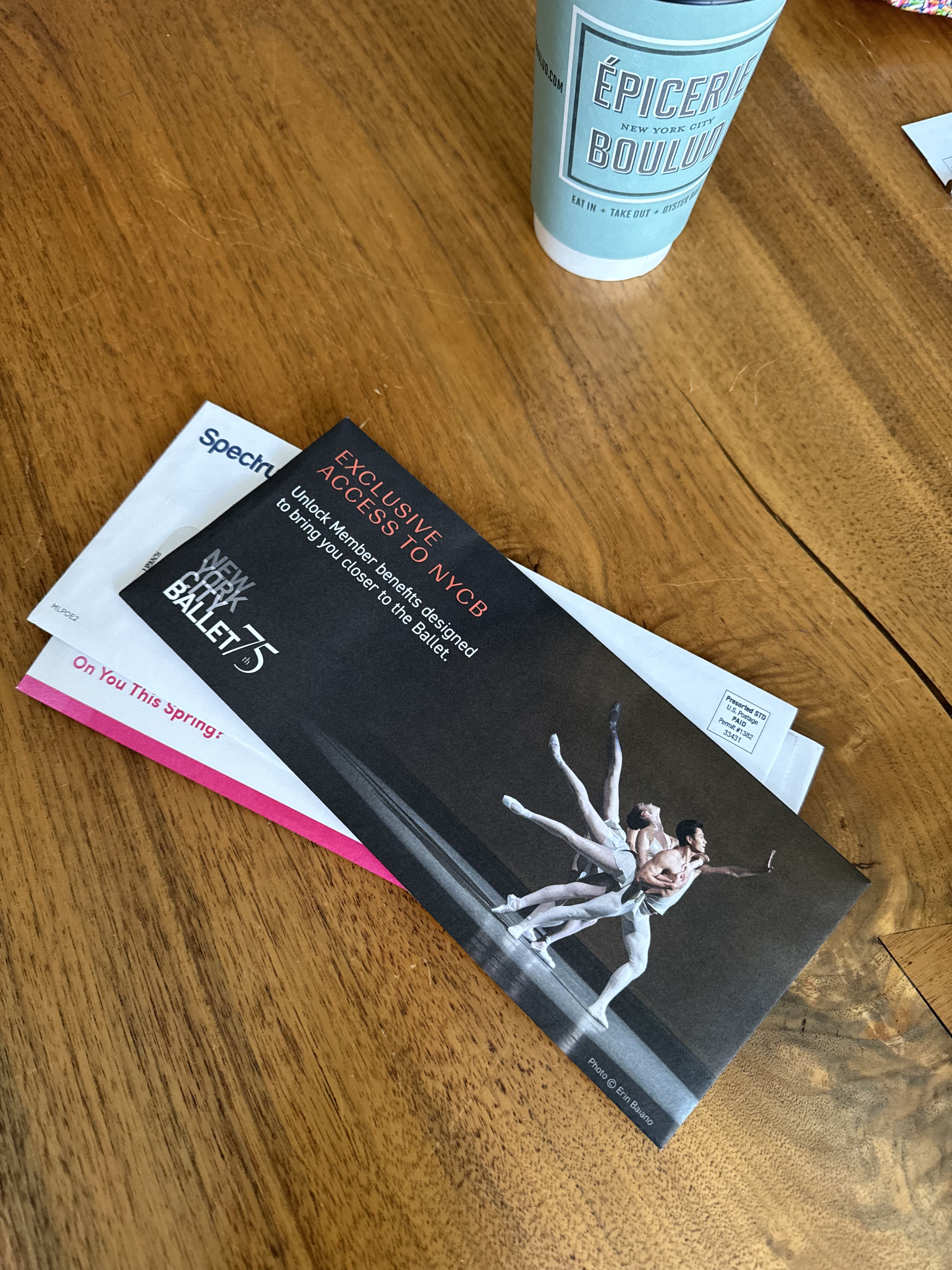 New York City Ballet 75th Anniversary member mailer